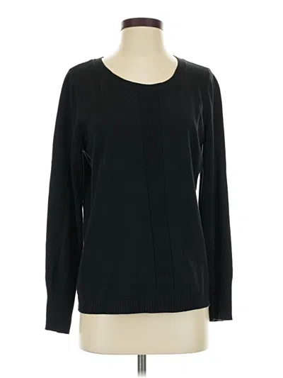 Pre-owned Talbots Pullover Sweater In Black