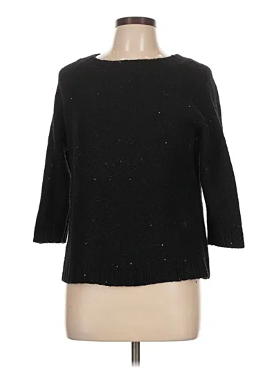 Pre-owned Talbots Pullover Sweater In Black