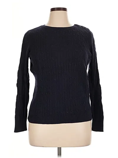 Pre-owned Talbots Pullover Sweater In Black