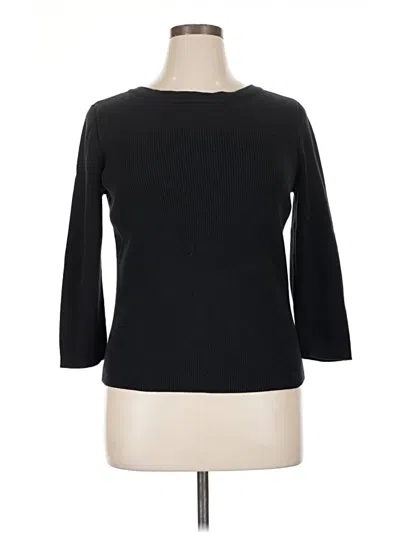 Pre-owned Talbots Pullover Sweater In Black