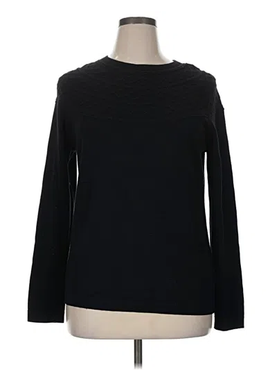 Pre-owned Talbots Pullover Sweater In Black