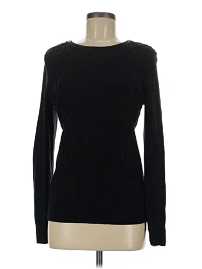 Pre-owned Talbots Pullover Sweater In Black