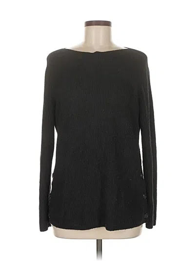 Pre-owned Talbots Pullover Sweater In Black