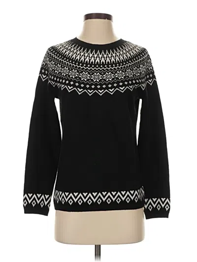 Pre-owned Talbots Pullover Sweater In Black