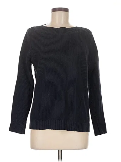 Pre-owned Talbots Pullover Sweater In Black