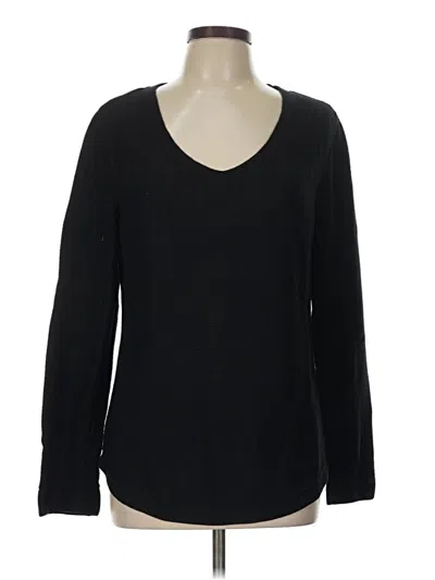 Pre-owned Talbots Pullover Sweater In Black