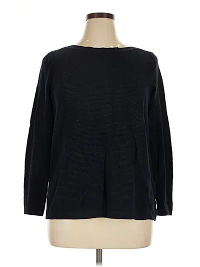 Pre-owned Talbots Pullover Sweater In Black