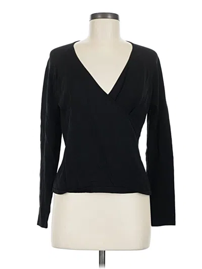 Pre-owned Talbots Pullover Sweater In Black