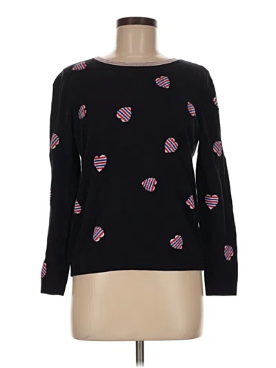 Pre-owned Talbots Pullover Sweater In Black