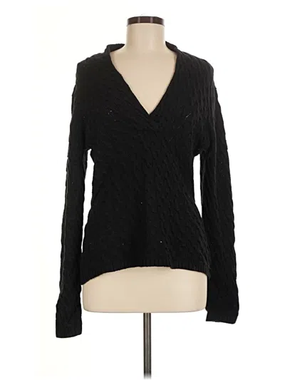 Pre-owned Talbots Pullover Sweater In Black