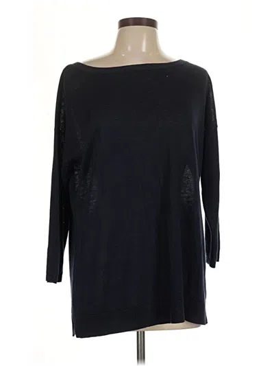 Pre-owned Talbots Pullover Sweater In Black