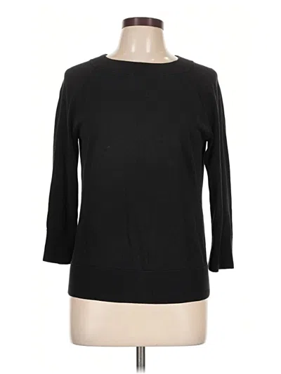 Pre-owned Talbots Pullover Sweater In Black