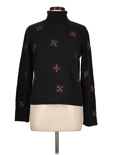 Pre-owned Talbots Pullover Sweater In Black