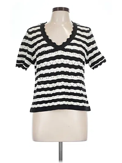 Pre-owned Talbots Pullover Sweater In Black