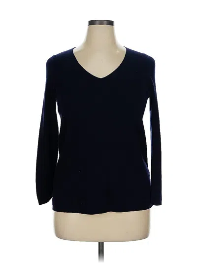 Pre-owned Talbots Pullover Sweater In Blue
