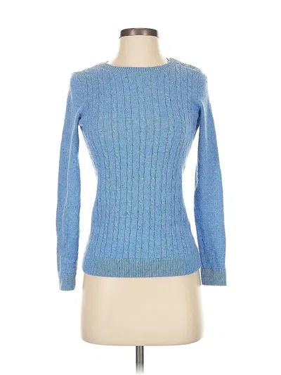 Pre-owned Talbots Pullover Sweater In Blue