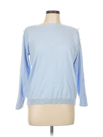 Pre-owned Talbots Pullover Sweater In Blue