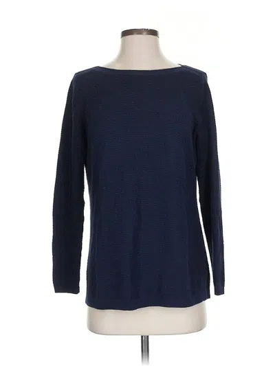 Pre-owned Talbots Pullover Sweater In Blue