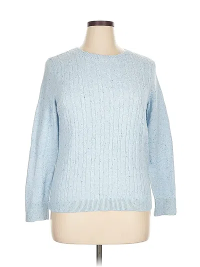 Pre-owned Talbots Pullover Sweater In Blue