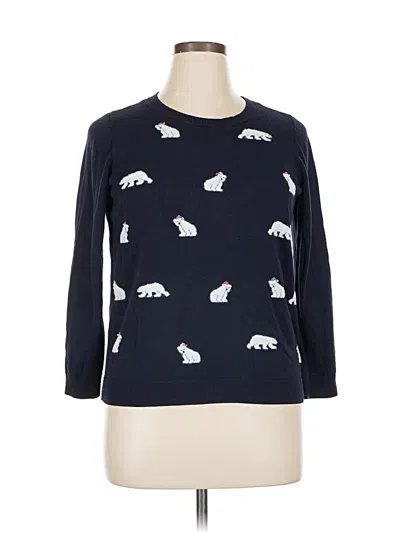 Pre-owned Talbots Pullover Sweater In Blue