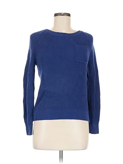 Pre-owned Talbots Pullover Sweater In Blue