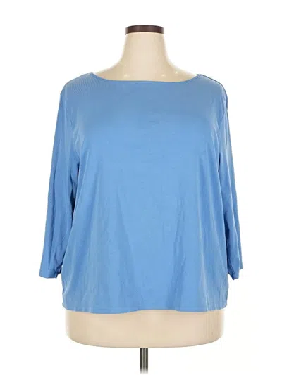 Pre-owned Talbots Pullover Sweater In Blue