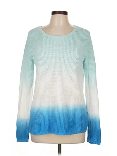 Pre-owned Talbots Pullover Sweater In Blue