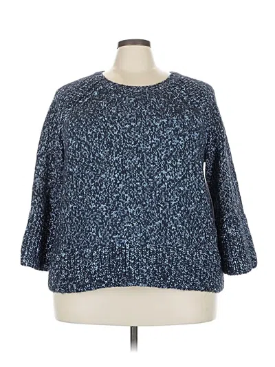 Pre-owned Talbots Pullover Sweater In Blue