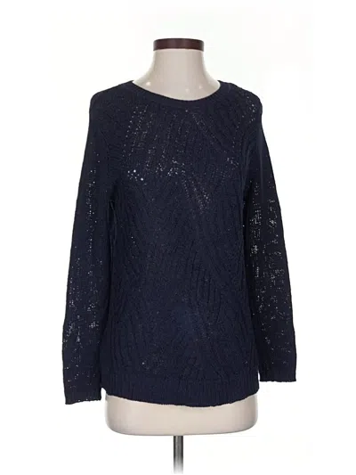 Pre-owned Talbots Pullover Sweater In Blue