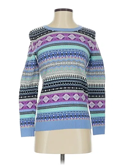 Pre-owned Talbots Pullover Sweater In Blue