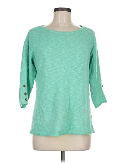 Pre-owned Talbots Pullover Sweater In Blue