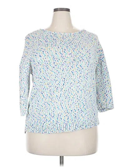 Pre-owned Talbots Pullover Sweater In Blue