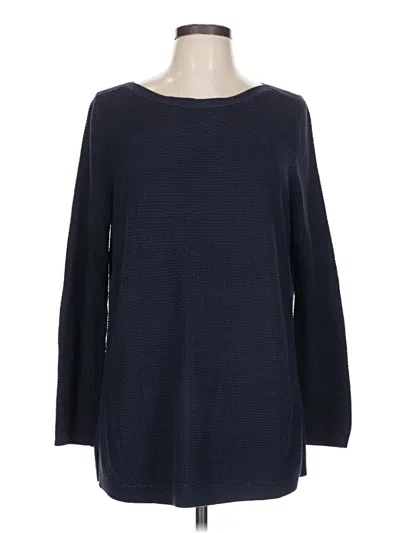 Pre-owned Talbots Pullover Sweater In Blue