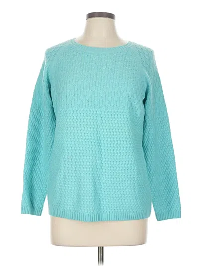 Pre-owned Talbots Pullover Sweater In Blue