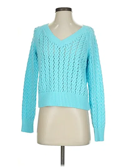 Pre-owned Talbots Pullover Sweater In Blue
