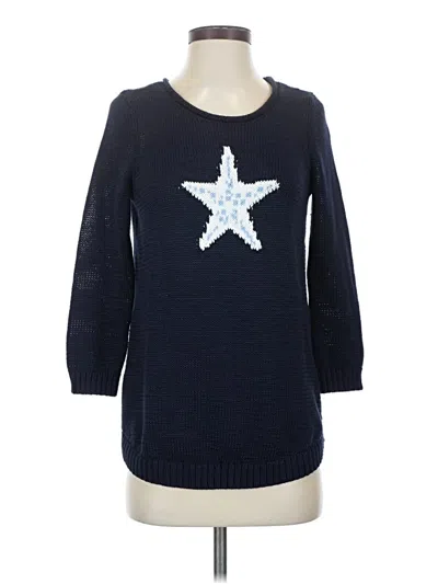 Pre-owned Talbots Pullover Sweater In Blue