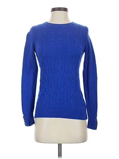 Pre-owned Talbots Pullover Sweater In Blue