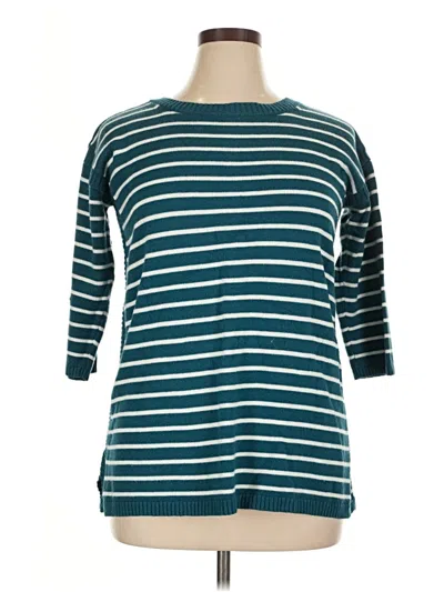 Pre-owned Talbots Pullover Sweater In Blue