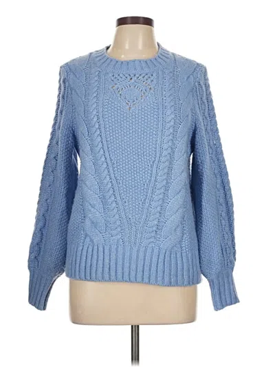 Pre-owned Talbots Pullover Sweater In Blue