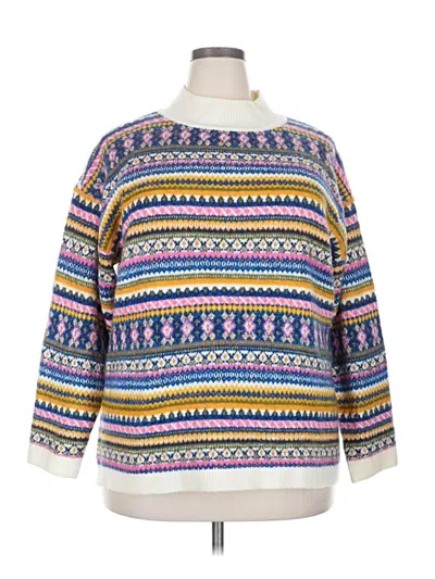 Pre-owned Talbots Pullover Sweater In Blue