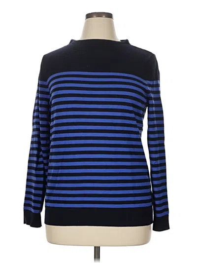 Pre-owned Talbots Pullover Sweater In Blue
