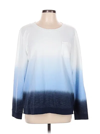 Pre-owned Talbots Pullover Sweater In Blue