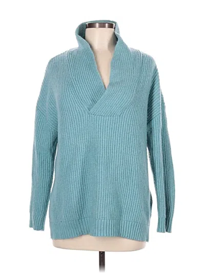 Pre-owned Talbots Pullover Sweater In Blue