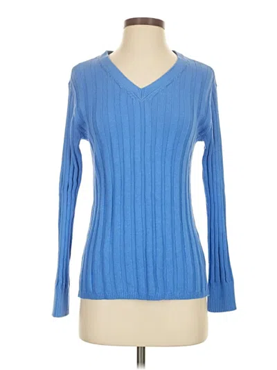 Pre-owned Talbots Pullover Sweater In Blue