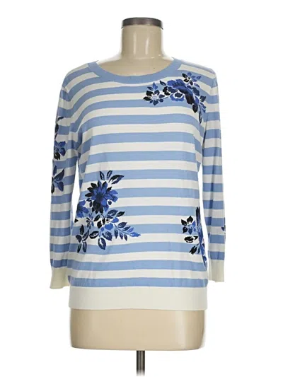 Pre-owned Talbots Pullover Sweater In Blue