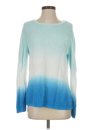 Pre-owned Talbots Pullover Sweater In Blue