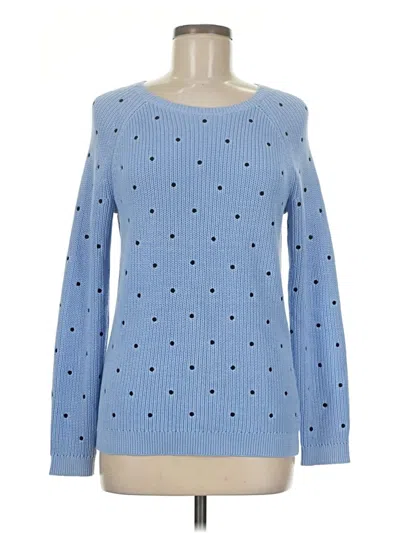 Pre-owned Talbots Pullover Sweater In Blue