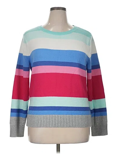 Pre-owned Talbots Pullover Sweater In Blue