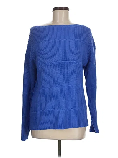 Pre-owned Talbots Pullover Sweater In Blue