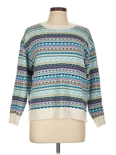 Pre-owned Talbots Pullover Sweater In Blue